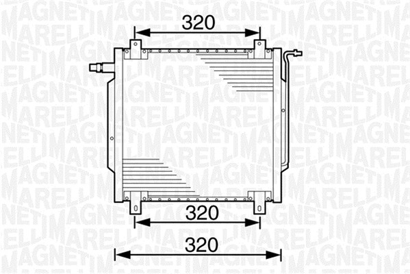 MAGNETI MARELLI Klímahűtő BC235_MM