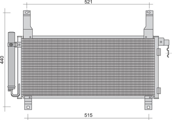 MAGNETI MARELLI Klímahűtő BC348_MM