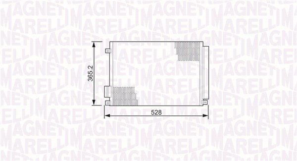 MAGNETI MARELLI Klímahűtő BC497_MM