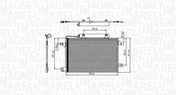 MAGNETI MARELLI Klímahűtő BC745_MM