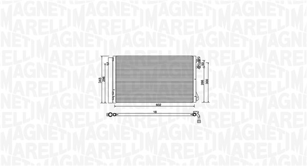 MAGNETI MARELLI Klímahűtő BC752_MM