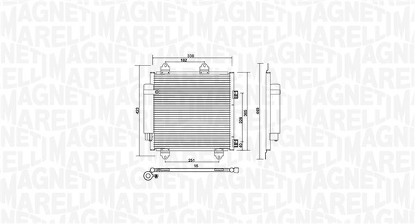 MAGNETI MARELLI Klímahűtő BC753_MM