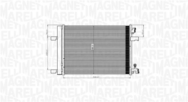 MAGNETI MARELLI Klímahűtő BC769_MM