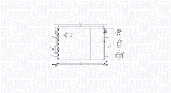 MAGNETI MARELLI Klímahűtő BC817_MM