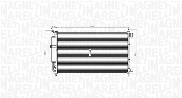 MAGNETI MARELLI Klímahűtő BC829_MM