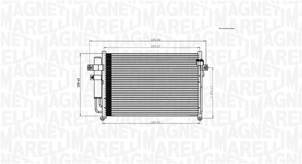 MAGNETI MARELLI Klímahűtő BC846_MM