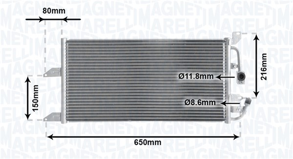 MAGNETI MARELLI Klímahűtő BC852_MM