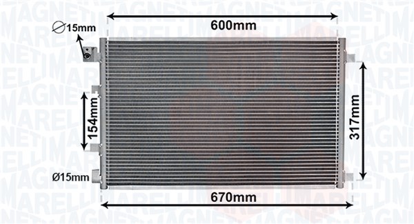 MAGNETI MARELLI Klímahűtő BC879_MM