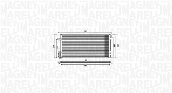 MAGNETI MARELLI Klímahűtő BC882_MM