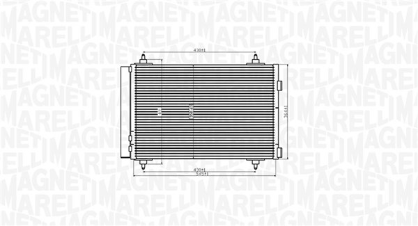 MAGNETI MARELLI Klímahűtő BC916_MM