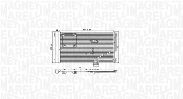 MAGNETI MARELLI Klímahűtő BC946_MM