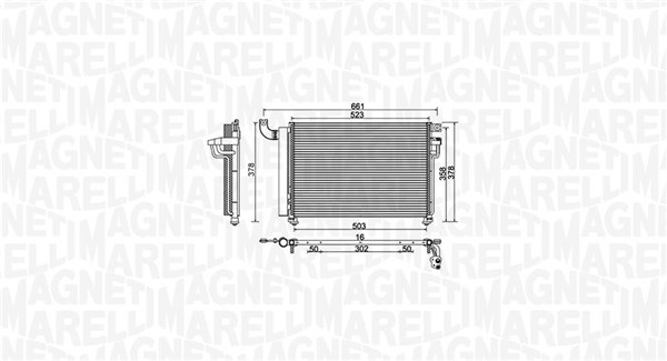 MAGNETI MARELLI Klímahűtő BC982_MM