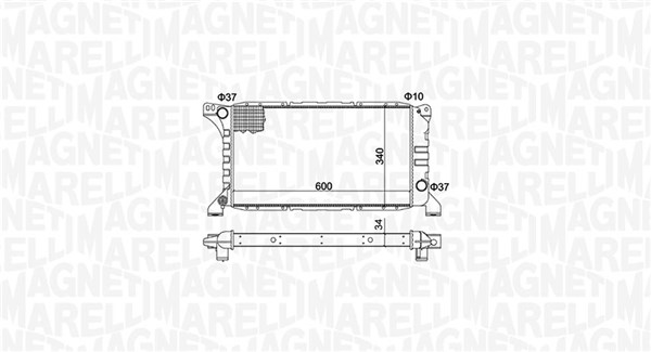 MAGNETI MARELLI Vízhűtő BM1935_MM