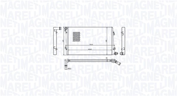 MAGNETI MARELLI Vízhűtő BM2181_MM