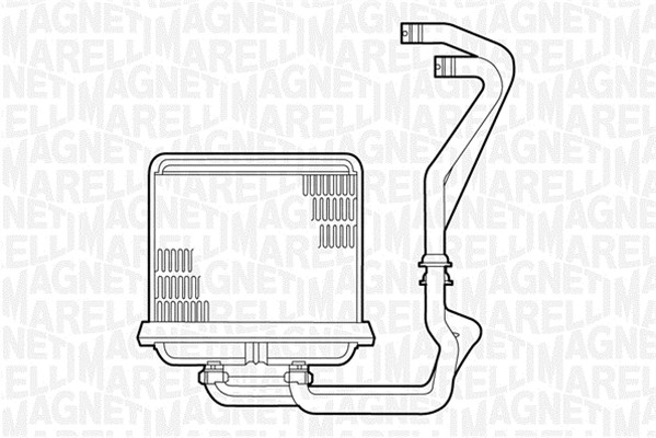 MAGNETI MARELLI Fűtőradiátor BR225_MM