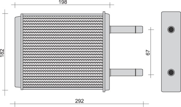 MAGNETI MARELLI Fűtőradiátor BR272_MM