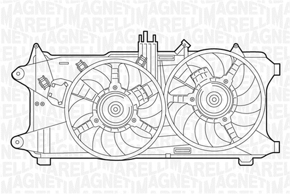 MAGNETI MARELLI Ventilátor, vízhűtő MTC034AX_MM