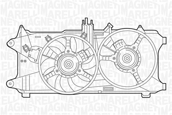 MAGNETI MARELLI Ventilátor, vízhűtő MTC036AX_MM