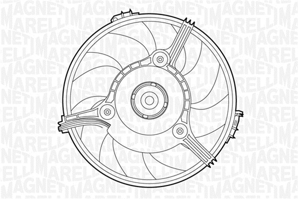 MAGNETI MARELLI Ventilátor, vízhűtő MTC263AX_MM