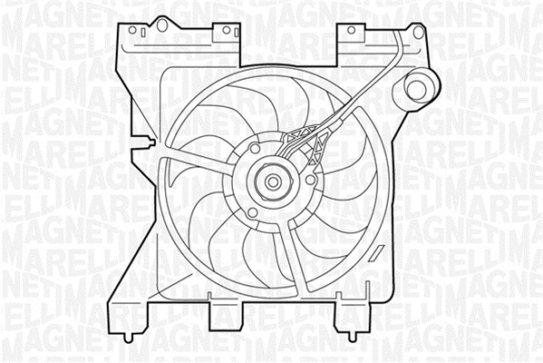 MAGNETI MARELLI Ventilátor, vízhűtő MTC287AX_MM