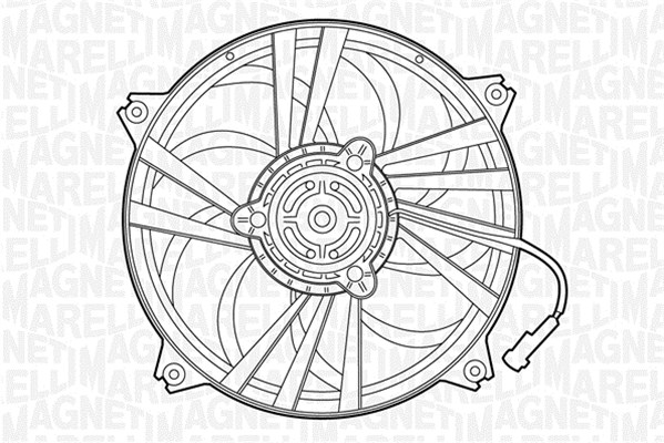 MAGNETI MARELLI Ventilátor, vízhűtő 069422301010_MM