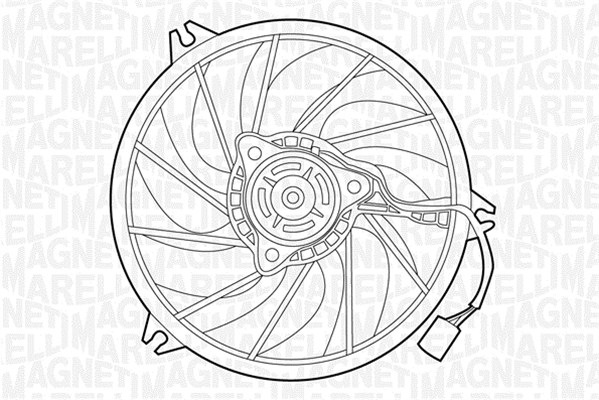 MAGNETI MARELLI Ventilátor, vízhűtő 069422303010_MM