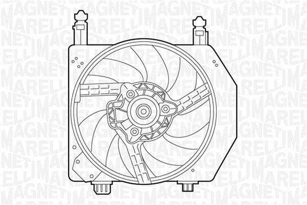 MAGNETI MARELLI Ventilátor, vízhűtő MTC305AX_MM