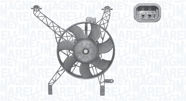 MAGNETI MARELLI Ventilátor, vízhűtő MTC815AX_MM