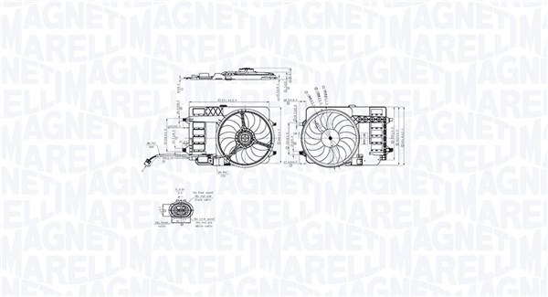 MAGNETI MARELLI Ventilátor, vízhűtő MTC859AX_MM