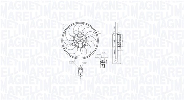 MAGNETI MARELLI Ventilátor, vízhűtő MTC860AX_MM