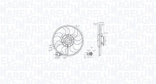 MAGNETI MARELLI Ventilátor lapátkerék MTC864AX_MM