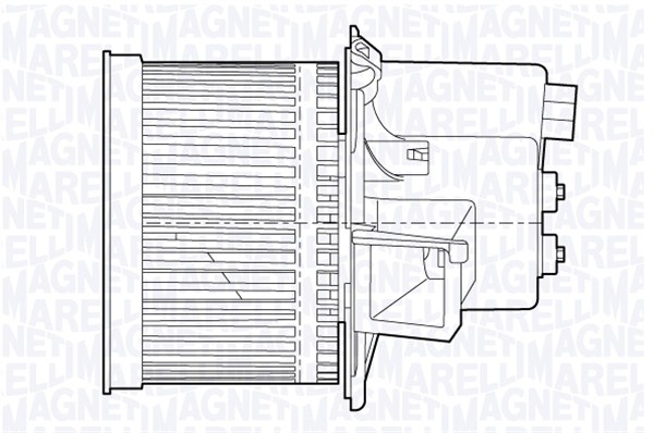 MAGNETI MARELLI Ventilátor, utastér MTE655AX_MM