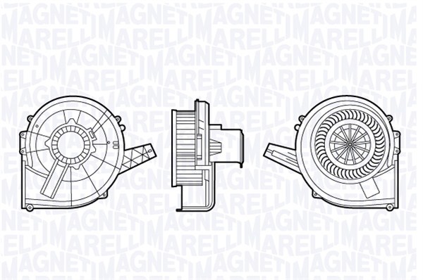 MAGNETI MARELLI Ventilátor, utastér MTE666AX_MM