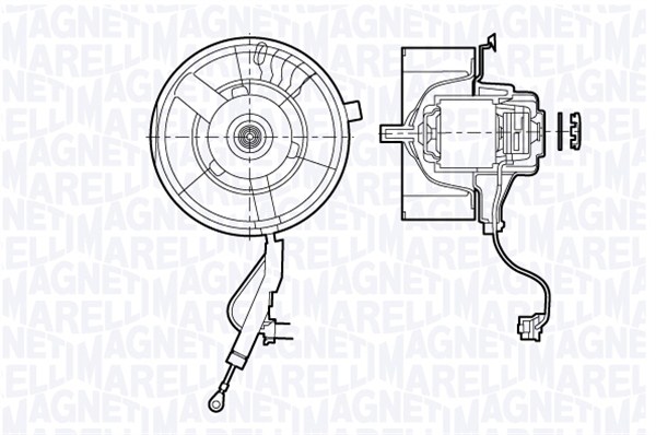 MAGNETI MARELLI Ventilátor, utastér MTE672AX_MM