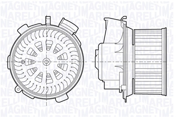 MAGNETI MARELLI Ventilátor, utastér MTE696AX_MM