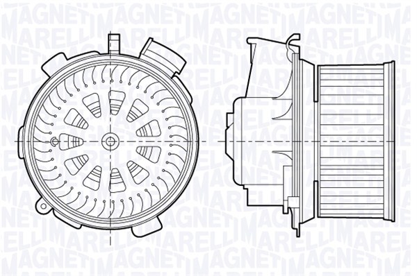 MAGNETI MARELLI Ventilátor, utastér MTE711AX_MM