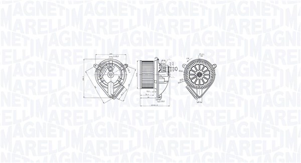 MAGNETI MARELLI Ventilátor, utastér MTE764AX_MM