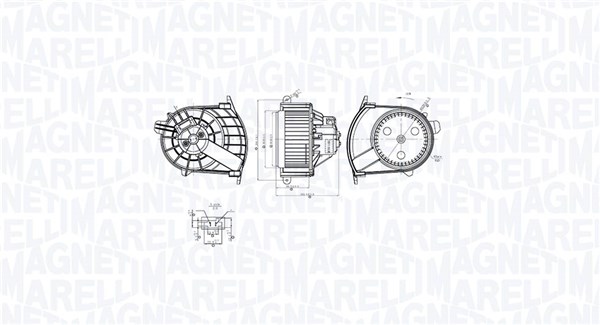 MAGNETI MARELLI Ventilátor, utastér MTE767AX_MM