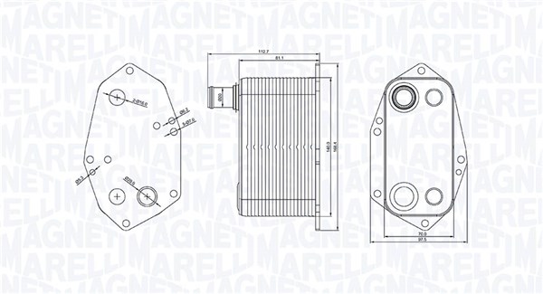 MAGNETI MARELLI Olajhűtő RO0002_MM