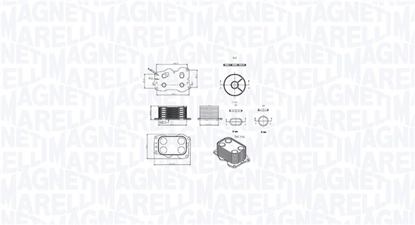 MAGNETI MARELLI Olajhűtő RO0009_MM