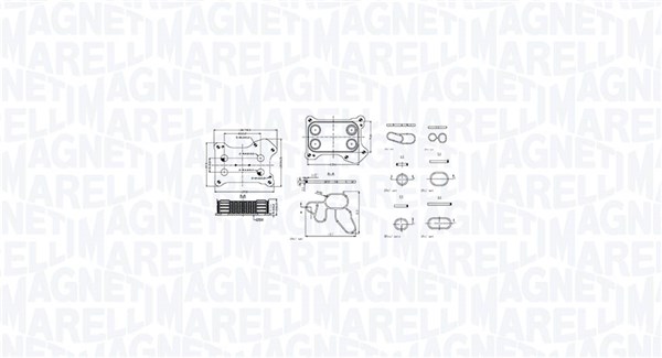 MAGNETI MARELLI Olajhűtő RO0013_MM