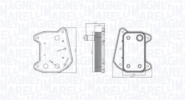 MAGNETI MARELLI Olajhűtő RO0018_MM