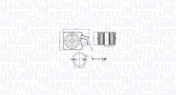 MAGNETI MARELLI Olajhűtő RO0032_MM