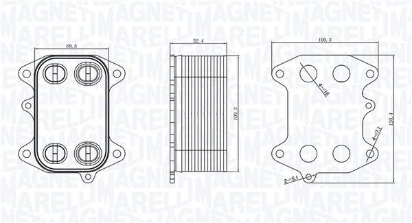 MAGNETI MARELLI Olajhűtő RO0033_MM