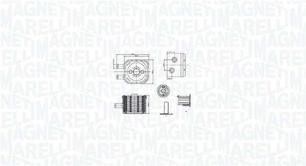 MAGNETI MARELLI Olajhűtő RO0035_MM