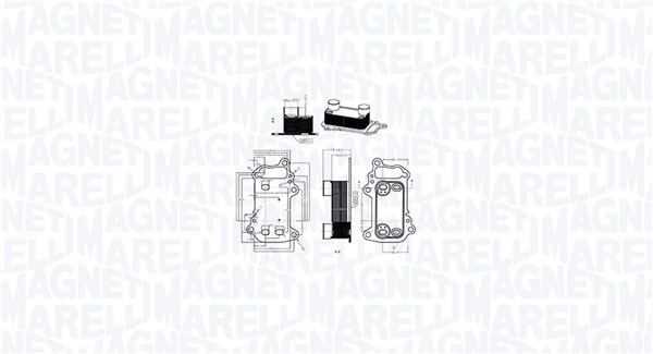 MAGNETI MARELLI Olajhűtő RO0039_MM