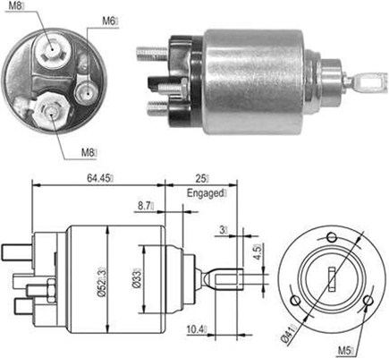 MAGNETI MARELLI AME0010_MM Önindító bendix