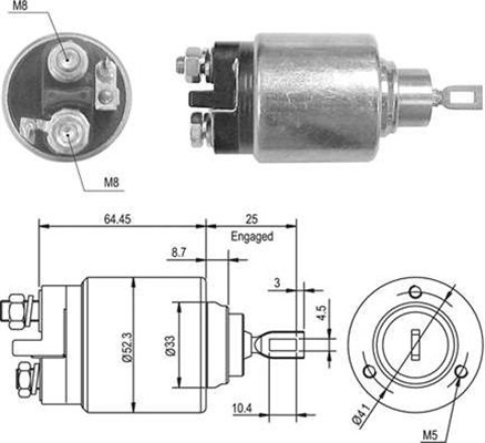 MAGNETI MARELLI Önindító bendix AME0011_MM