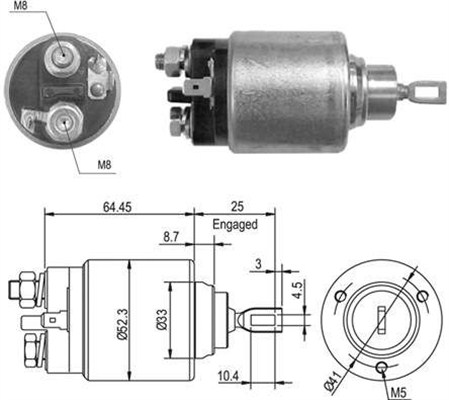 MAGNETI MARELLI Önindító bendix AME0012_MM