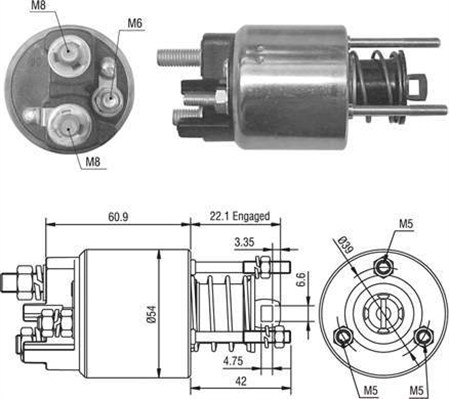 MAGNETI MARELLI Önindító bendix AME0016_MM